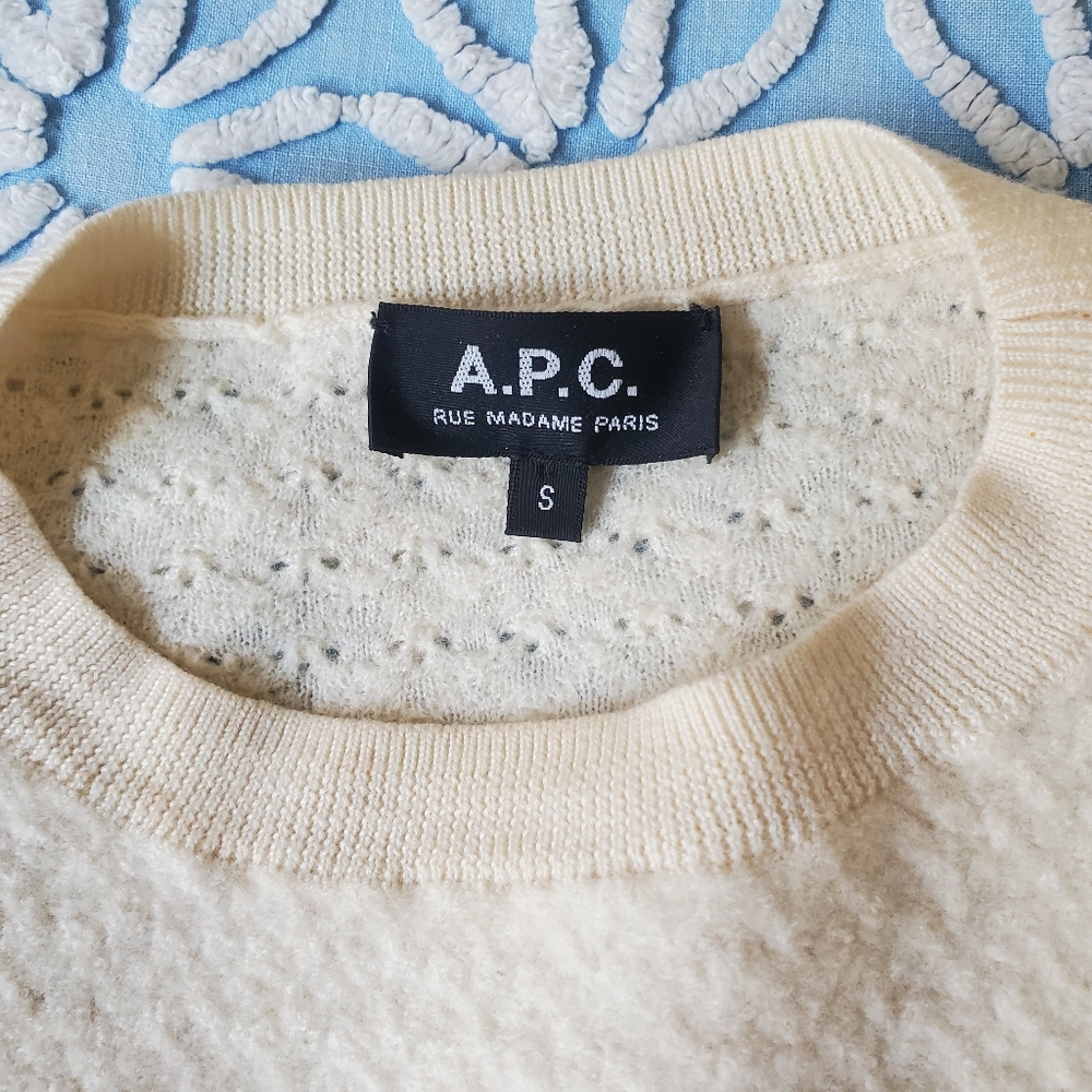 A.P.C. Cream Knit Sweater - Picture 3 of 3